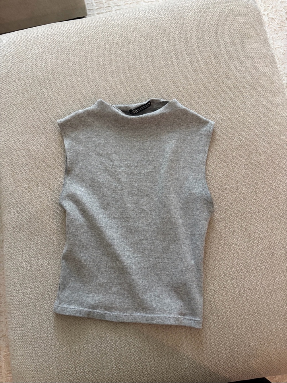 Zara Top Gray Knit